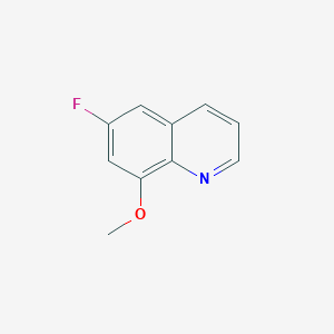 molecular formula C10H8FNO B1440636 6-Fluoro-8-methoxyquinoline CAS No. 887769-92-8