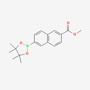 Methyl 6-(4,4,5,5-tetramethyl-1,3,2-dioxaborolan-2-yl)-2-naphthoate