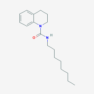 molecular formula C18H28N2O B14406622 N-Octyl-3,4-dihydroquinoline-1(2H)-carboxamide CAS No. 85675-33-8