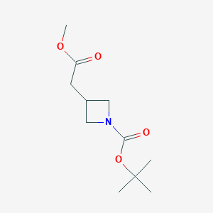 Tert-butyl 3-(2-methoxy-2-oxoethyl)azetidine-1-carboxylate