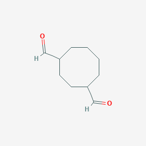 molecular formula C10H16O2 B14406741 Cyclooctane-1,4-dicarbaldehyde CAS No. 86214-23-5