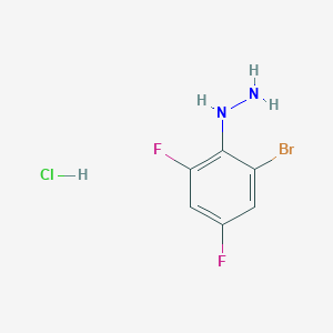 (2-Bromo-4,6-difluorophenyl)hydrazine hydrochloride