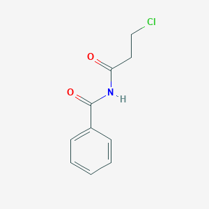 molecular formula C10H10ClNO2 B14406767 N-(3-Chloropropanoyl)benzamide CAS No. 82277-91-6