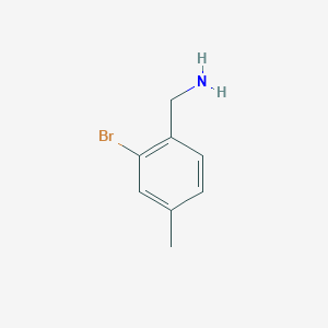 molecular formula C8H10BrN B1440677 2-Bromo-4-methylbenzylamine CAS No. 865718-75-8