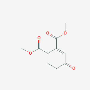 molecular formula C10H12O5 B14406846 Dimethyl 4-oxocyclohex-2-ene-1,2-dicarboxylate CAS No. 81787-83-9
