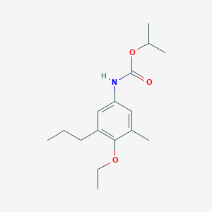 molecular formula C16H25NO3 B14406856 Propan-2-yl (4-ethoxy-3-methyl-5-propylphenyl)carbamate CAS No. 84971-31-3