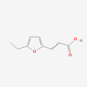 molecular formula C9H10O3 B1440695 3-(5-Ethylfuran-2-yl)prop-2-enoic acid CAS No. 77741-65-2