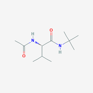 molecular formula C11H22N2O2 B14406959 N~2~-Acetyl-N-tert-butyl-L-valinamide CAS No. 86323-63-9