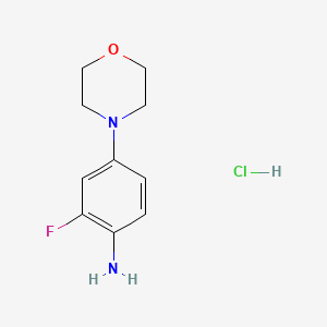 B1440698 2-Fluoro-4-morpholinoaniline hydrochloride CAS No. 1187582-49-5