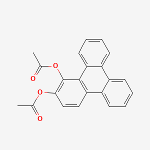 molecular formula C22H16O4 B14407032 Triphenylene-1,2-diyl diacetate CAS No. 84040-74-4