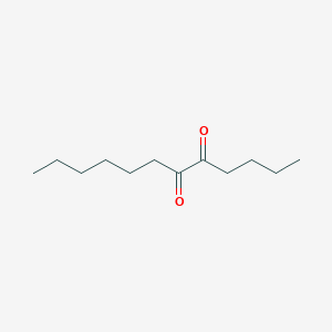 molecular formula C12H22O2 B14407082 Dodecane-5,6-dione CAS No. 87163-30-2