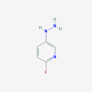 molecular formula C5H6FN3 B1440709 2-氟-5-肼基吡啶 CAS No. 940958-93-0