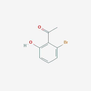 molecular formula C8H7BrO2 B1440711 1-(2-Bromo-6-hydroxyphenyl)ethanone CAS No. 55736-69-1