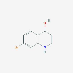 molecular formula C9H10BrNO B1440718 7-Bromo-1,2,3,4-tetrahydro-quinolin-4-OL CAS No. 1263378-66-0