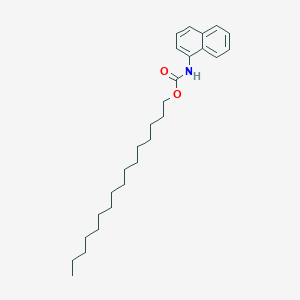 molecular formula C27H41NO2 B14407180 Hexadecyl naphthalen-1-ylcarbamate CAS No. 80741-88-4