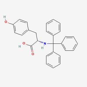 molecular formula C28H25NO3 B14407260 N-Trityltyrosine CAS No. 86967-53-5