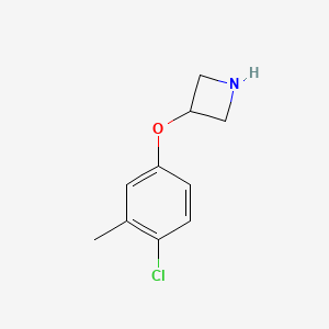 B1440732 3-(4-Chloro-3-methylphenoxy)azetidine CAS No. 1219948-74-9