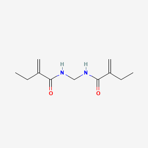molecular formula C11H18N2O2 B14407326 N,N'-Methylenebis(2-methylidenebutanamide) CAS No. 85947-62-2
