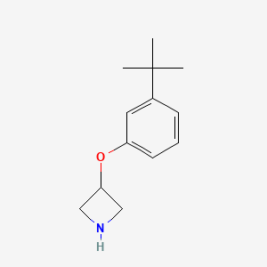 molecular formula C13H19NO B1440740 3-(3-(tert-Butyl)phenoxy)azetidine CAS No. 1219961-14-4