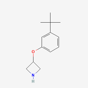 molecular formula C13H19NO B1440740 3-[3-(Tert-butyl)phenoxy]azetidine CAS No. 1219961-14-4