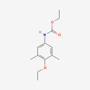 molecular formula C13H19NO3 B14407406 Ethyl (4-ethoxy-3,5-dimethylphenyl)carbamate CAS No. 84971-07-3