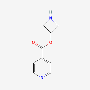molecular formula C9H10N2O2 B1440741 3-氮杂环丁基异烟酸酯 CAS No. 1219979-55-1