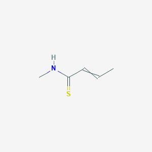 molecular formula C5H9NS B14407417 N-Methylbut-2-enethioamide CAS No. 80597-82-6