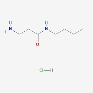 molecular formula C7H17ClN2O B1440742 3-Amino-N-butylpropanamide hydrochloride CAS No. 1220034-22-9