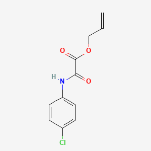 molecular formula C11H10ClNO3 B14407485 Prop-2-en-1-yl (4-chloroanilino)(oxo)acetate CAS No. 87967-18-8
