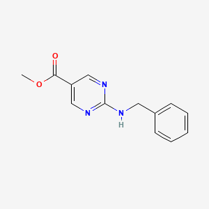 molecular formula C13H13N3O2 B1440751 Methyl 2-(benzylamino)-5-pyrimidinecarboxylate CAS No. 927803-45-0