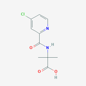 N-[(4-Chloro-2-pyridinyl)carbonyl]-2-methylalanine