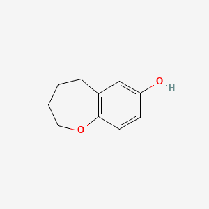 molecular formula C10H12O2 B1440762 2,3,4,5-Tetrahydro-1-benzoxepin-7-OL CAS No. 32337-93-2