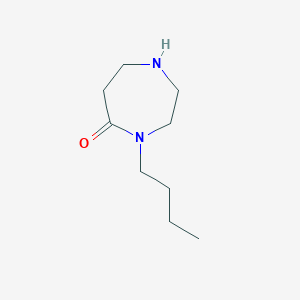 molecular formula C9H18N2O B1440766 4-Butyl-1,4-diazepan-5-one CAS No. 1220027-51-9