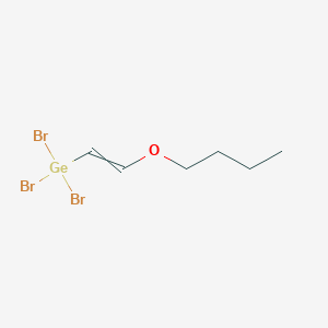 molecular formula C6H11Br3GeO B14407871 Tribromo(2-butoxyethenyl)germane CAS No. 84692-67-1