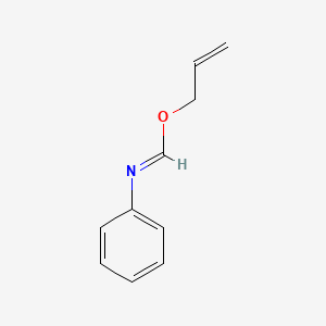 molecular formula C10H11NO B14407934 Prop-2-en-1-yl phenylmethanimidate CAS No. 85021-15-4