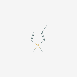 molecular formula C7H12Si B14407938 1,1,3-Trimethyl-1H-silole CAS No. 82764-04-3