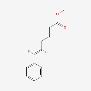 molecular formula C13H16O2 B14407942 6-Phenyl-5-hexenoic acid, methyl ester CAS No. 85396-64-1