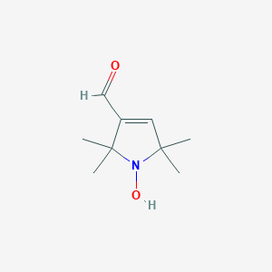 molecular formula C9H15NO2 B014408 1-Hydroxy-2,2,5,5-tetramethyl-2,5-dihydro-1H-pyrrole-3-carbaldehyde CAS No. 71051-83-7