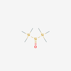 molecular formula C6H18OSi3 B14408049 Hexamethyltrisilan-2-one CAS No. 86786-37-0
