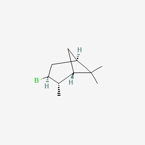 molecular formula C10H17B B14408077 Borane, [(1S,2R,3S,5S)-2,6,6-trimethylbicyclo[3.1.1]hept-3-yl]- CAS No. 83730-00-1
