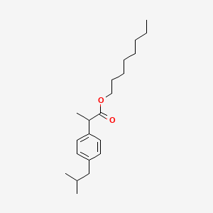 molecular formula C21H34O2 B14408110 Octyl 2-[4-(2-methylpropyl)phenyl]propanoate CAS No. 82859-85-6