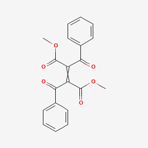 molecular formula C20H16O6 B14408158 Dimethyl 2,3-dibenzoylbut-2-enedioate CAS No. 84269-47-6