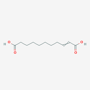 molecular formula C11H18O4 B14408269 Undec-2-enedioic acid CAS No. 82342-32-3
