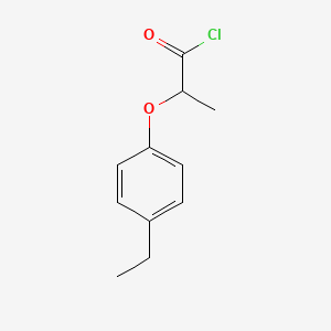 molecular formula C11H13ClO2 B1440827 2-(4-Ethylphenoxy)propanoyl chloride CAS No. 1114594-91-0