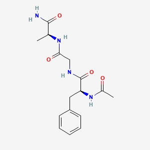 molecular formula C16H22N4O4 B14408274 N-Acetyl-L-phenylalanylglycyl-L-alaninamide CAS No. 85338-71-2