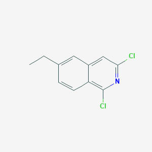 molecular formula C11H9Cl2N B1440830 1,3-Dichloro-6-ethylisoquinoline CAS No. 1150271-19-4