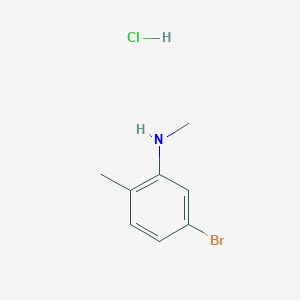 molecular formula C8H11BrClN B1440831 5-Bromo-N,2-dimethylaniline hydrochloride CAS No. 1187386-32-8