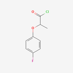 molecular formula C9H8ClFO2 B1440838 2-(4-Fluorophenoxy)propanoyl chloride CAS No. 56895-13-7