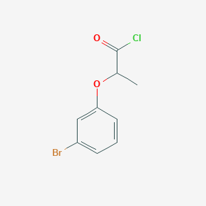 molecular formula C9H8BrClO2 B1440839 2-(3-溴苯氧基)丙酰氯 CAS No. 1092300-28-1