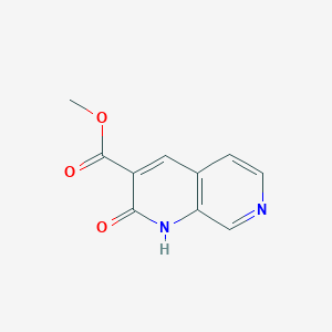 molecular formula C10H8N2O3 B1440845 Methyl 2-hydroxy-1,7-naphthyridine-3-carboxylate CAS No. 1124194-67-7